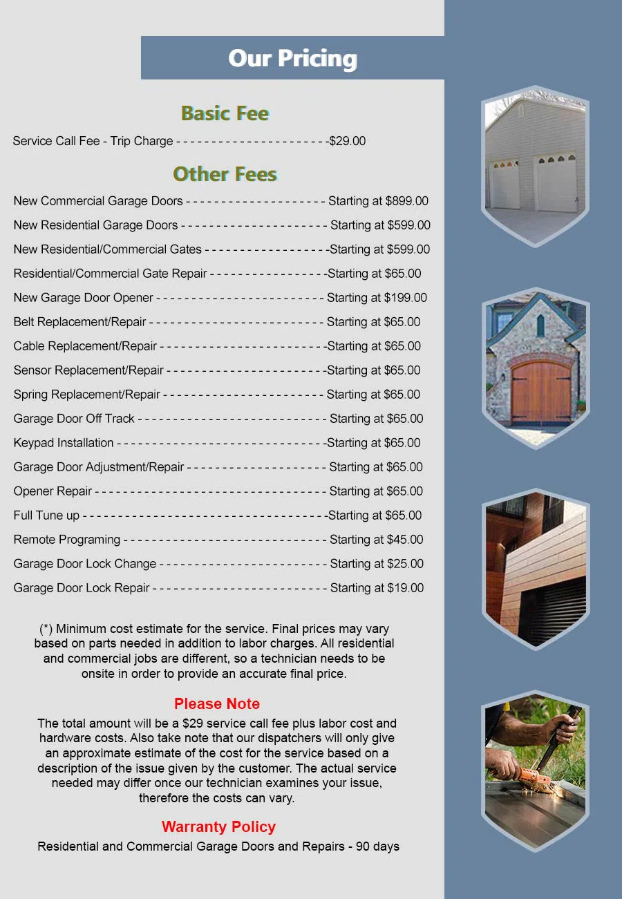 HighTech Garage Door St Petersburg, FL 727-330-1044